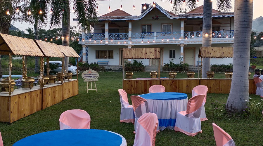 Lobby of KISHKINDA HERITAGE RESORT Hotel Hampi - Budget Hotels in Hampi