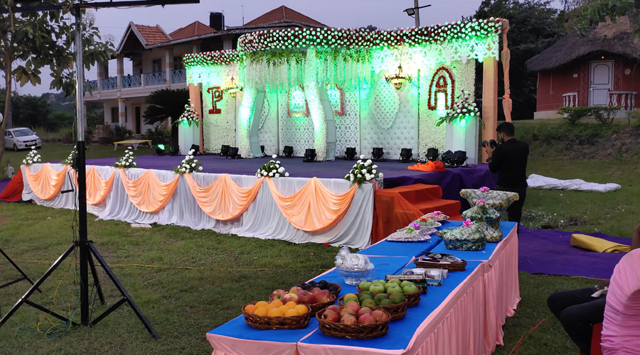 Lobby of KISHKINDA HERITAGE RESORT Hotel Hampi - Budget Hotels in Hampi