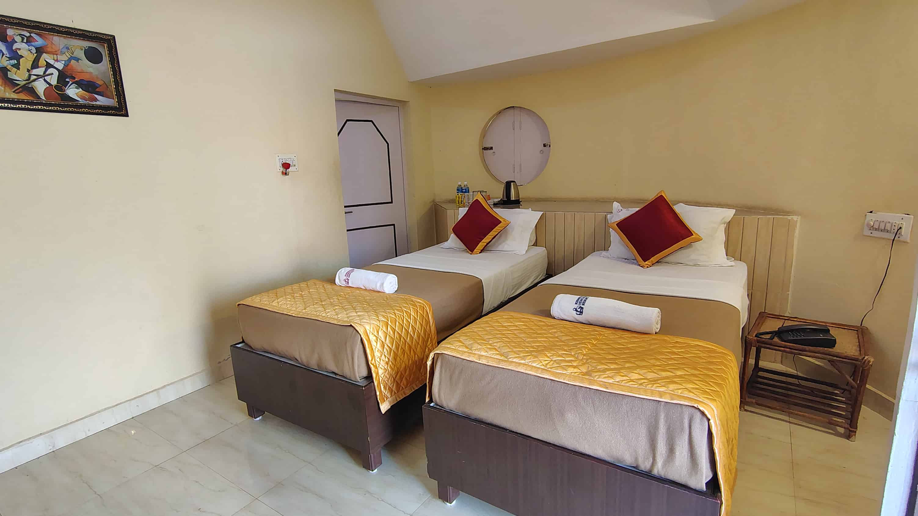 Lobby of KISHKINDA HERITAGE RESORT Hotel Hampi - Budget Hotels in Hampi