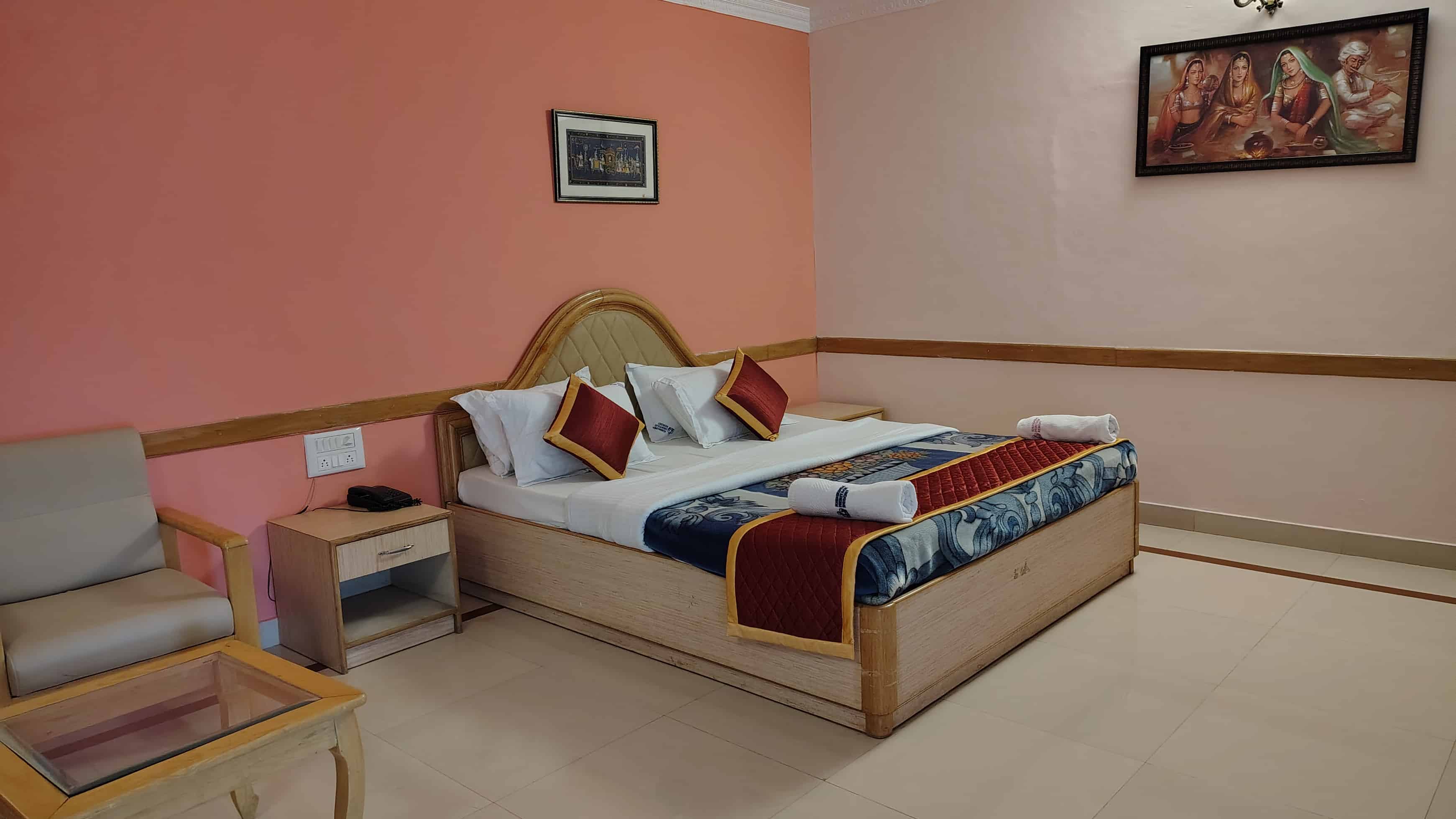 Lobby of KISHKINDA HERITAGE RESORT Hotel Hampi - Budget Hotels in Hampi