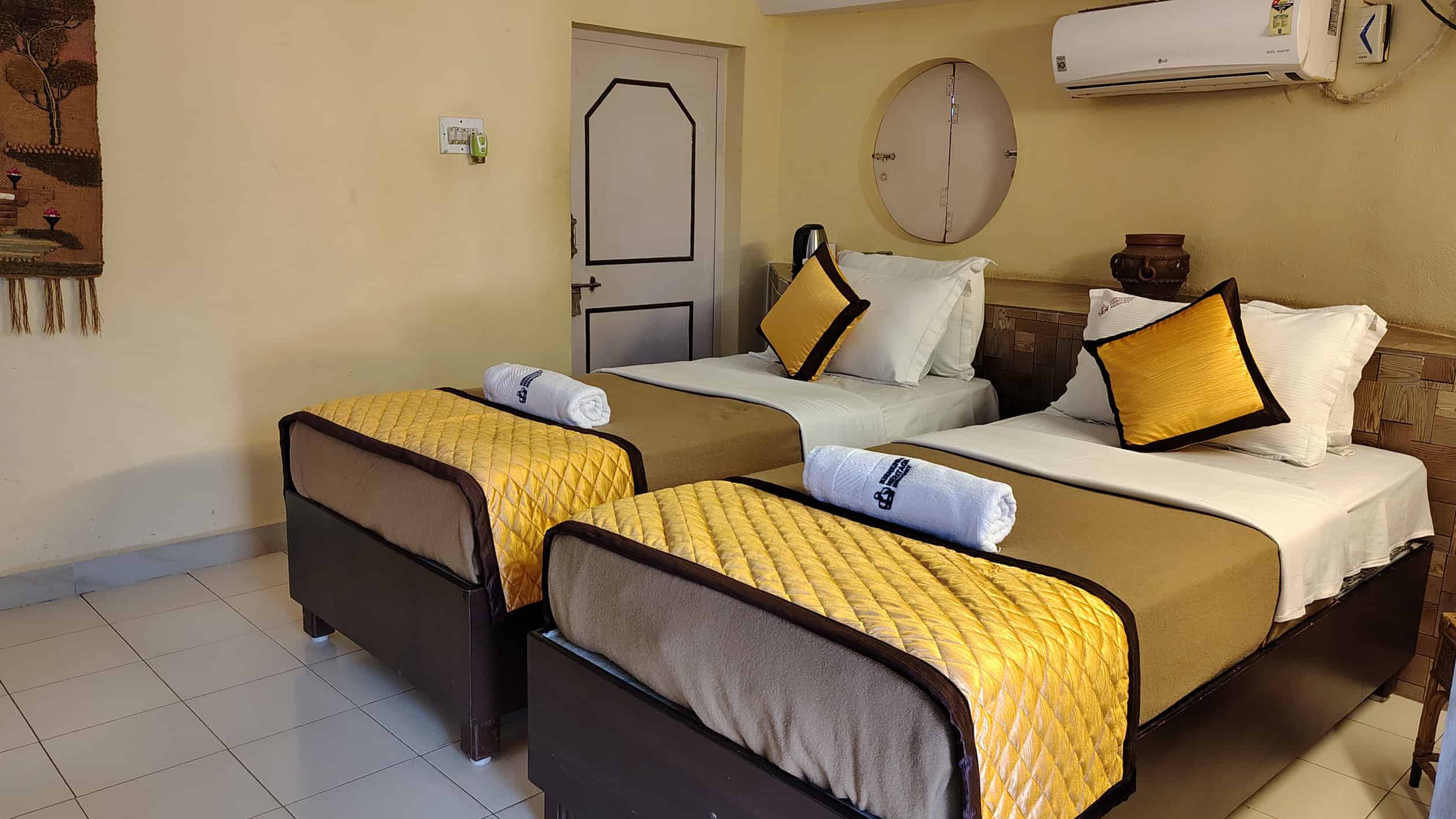 Lobby of KISHKINDA HERITAGE RESORT Hotel Hampi - Budget Hotels in Hampi