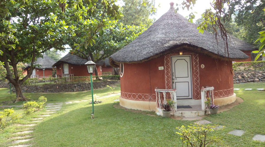 Lobby of KISHKINDA HERITAGE RESORT Hotel Hampi - Budget Hotels in Hampi